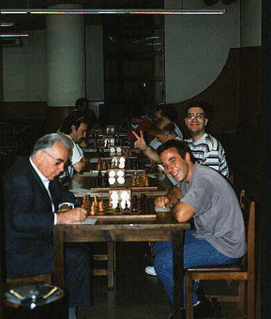 Matx amistòs amb el Club Escacs Andorra el 1997
